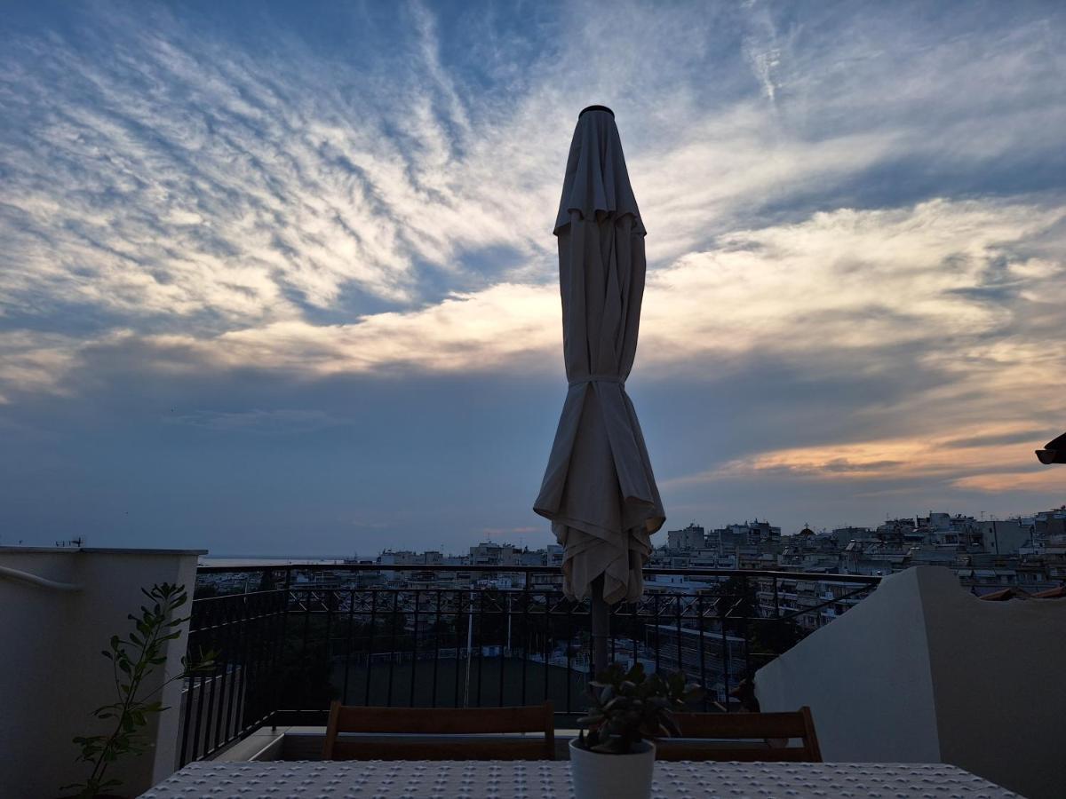 Sunset Rooftop Apartment Thessaloniki Exterior foto