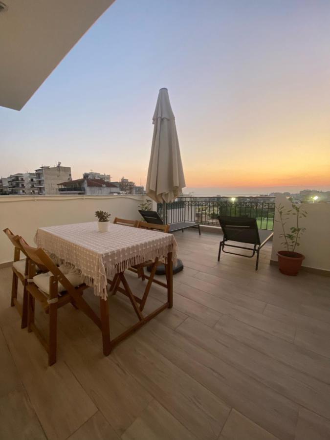 Sunset Rooftop Apartment Thessaloniki Exterior foto