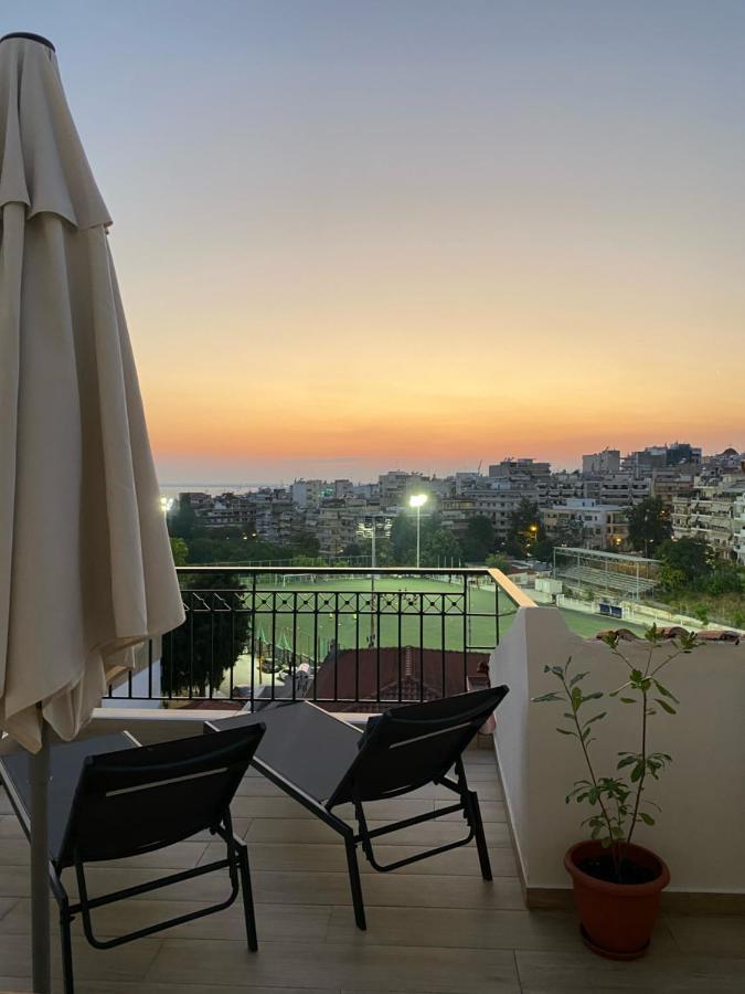 Sunset Rooftop Apartment Thessaloniki Exterior foto