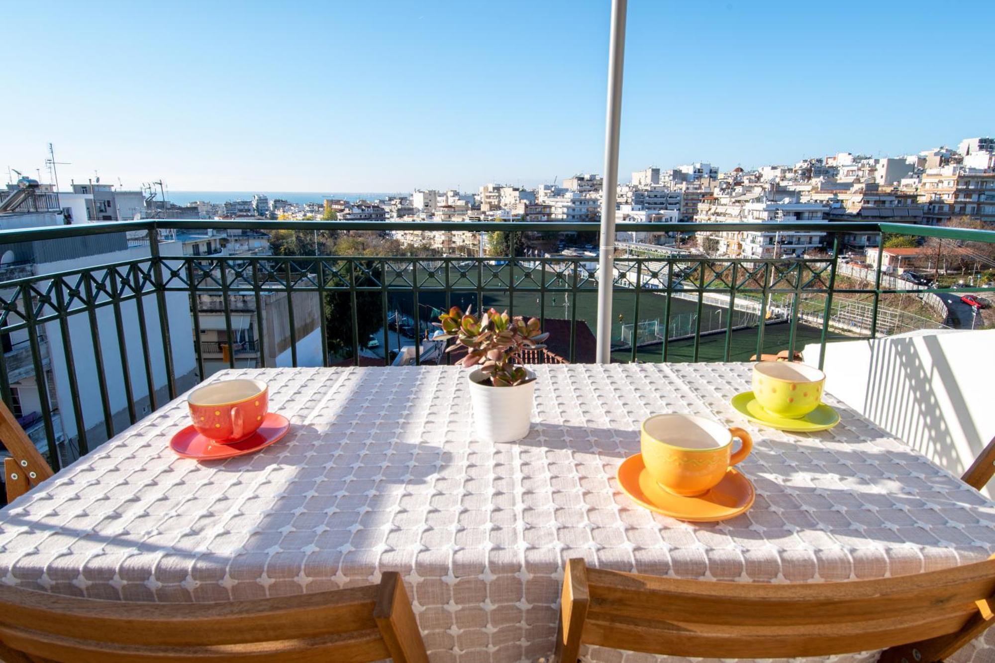 Sunset Rooftop Apartment Thessaloniki Exterior foto